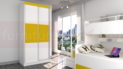 bedroom_wardrobe_Max_M_100cm_yellow